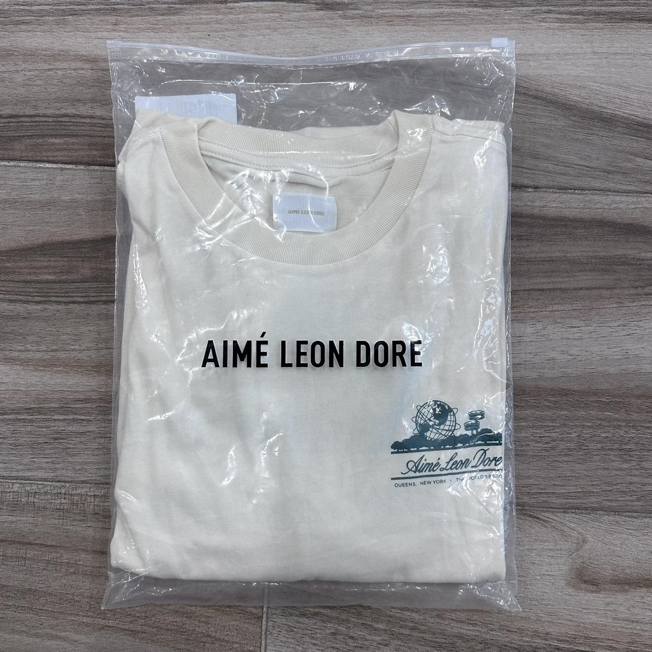 Aimé Leon Dore Unisphere Tee T-Shirt Pristine Cream XXL Mens ALD Brand New  Tags