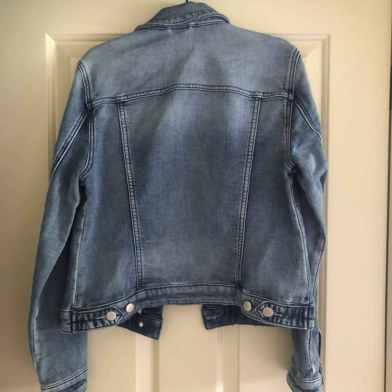 Just Jeans Amaze Trucker jacket in “Luna Blue” size... - Depop