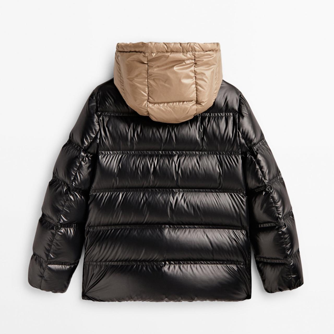Brand new Massimo Dutti puffer with contrast | Depop