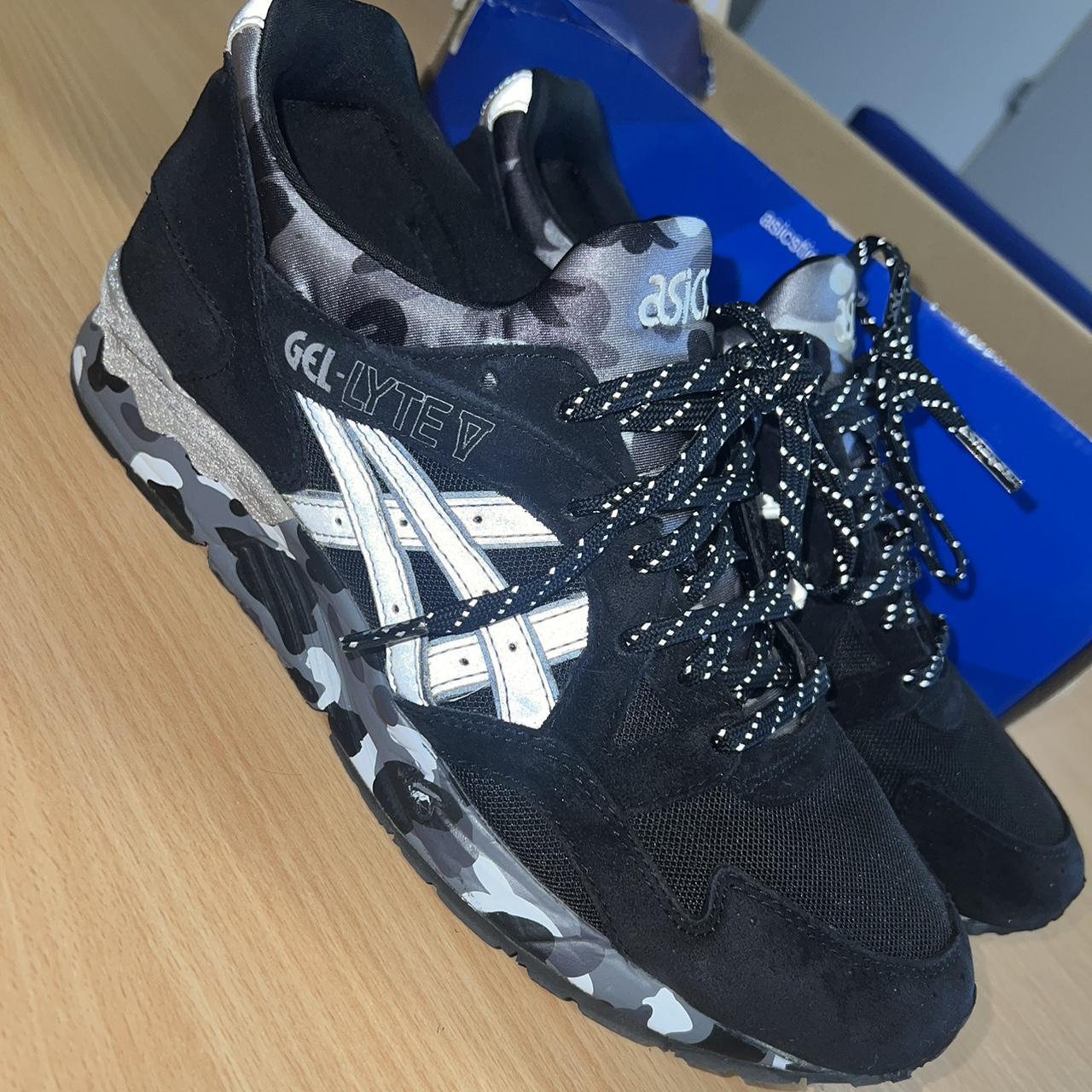 Asics x bape gel lyte v size uk 8 suede Excellent