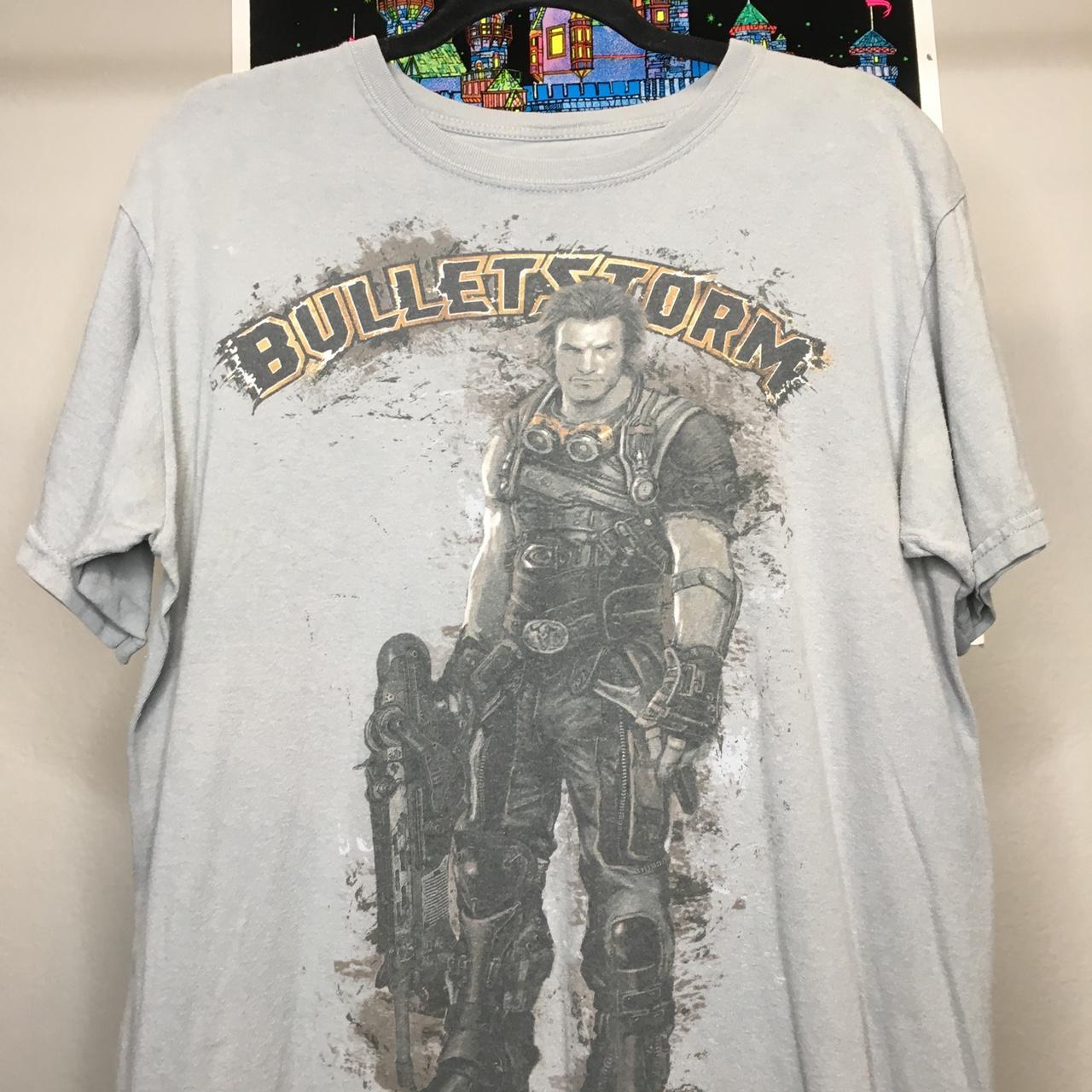 Y2K Bulletstorm PS3 Game Promo Shirt 21.5x26.5 Fit L. Depop