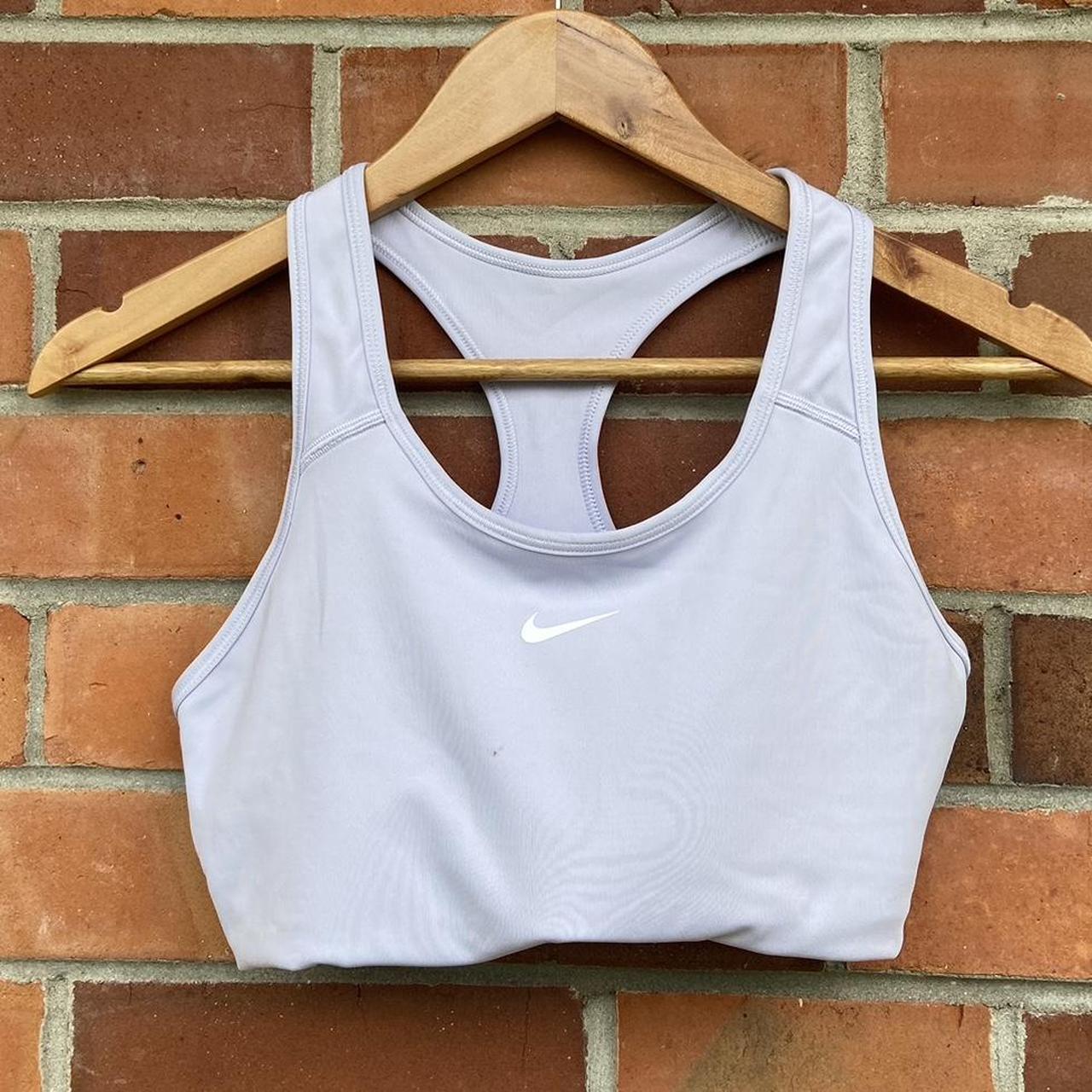 nike crop top beige