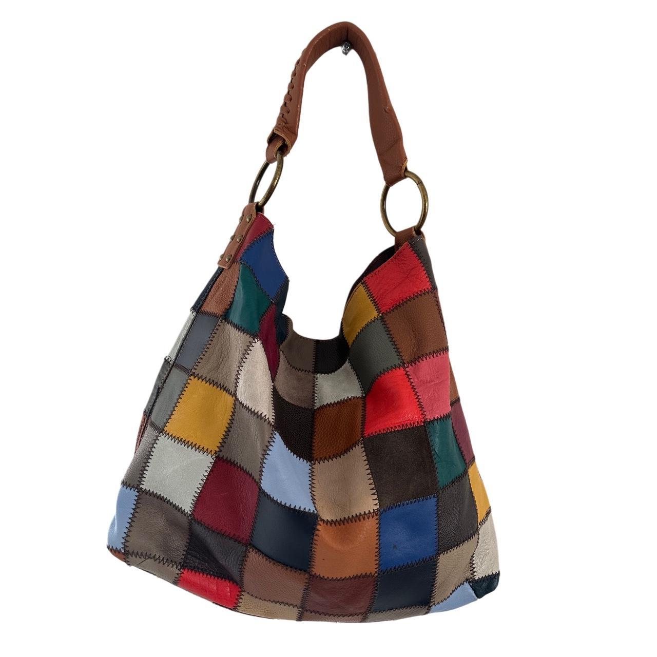 Women's Bag - Multi – Multicoloured patchwork lea… - image 1