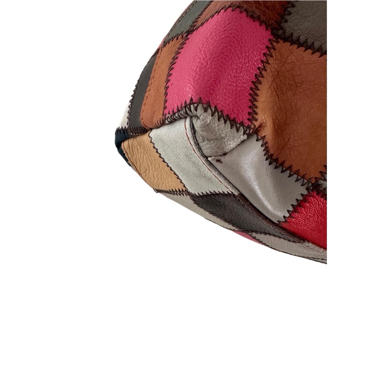 Women's Bag - Multi – Multicoloured patchwork lea… - image 6