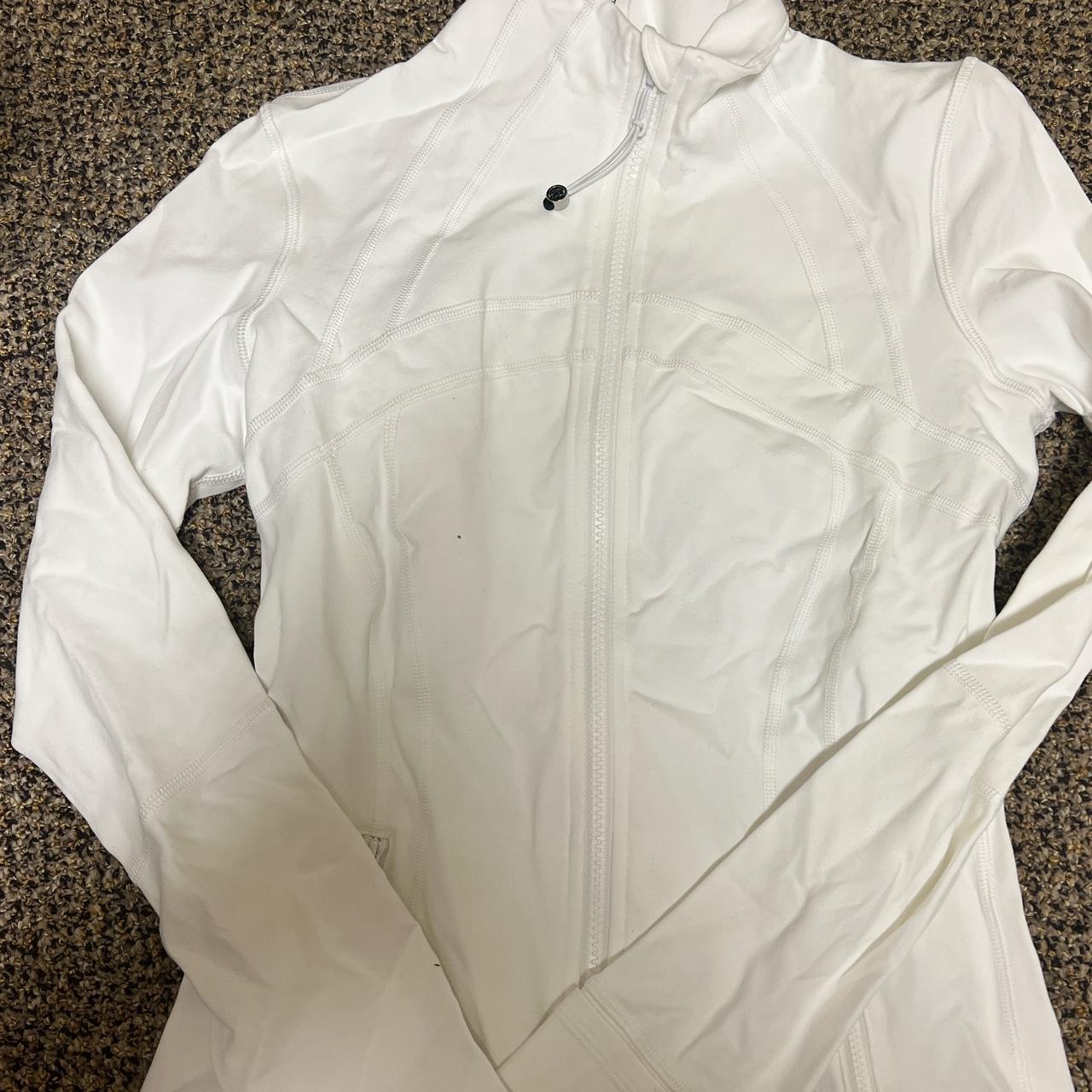 White Lululemon define jacket - Depop
