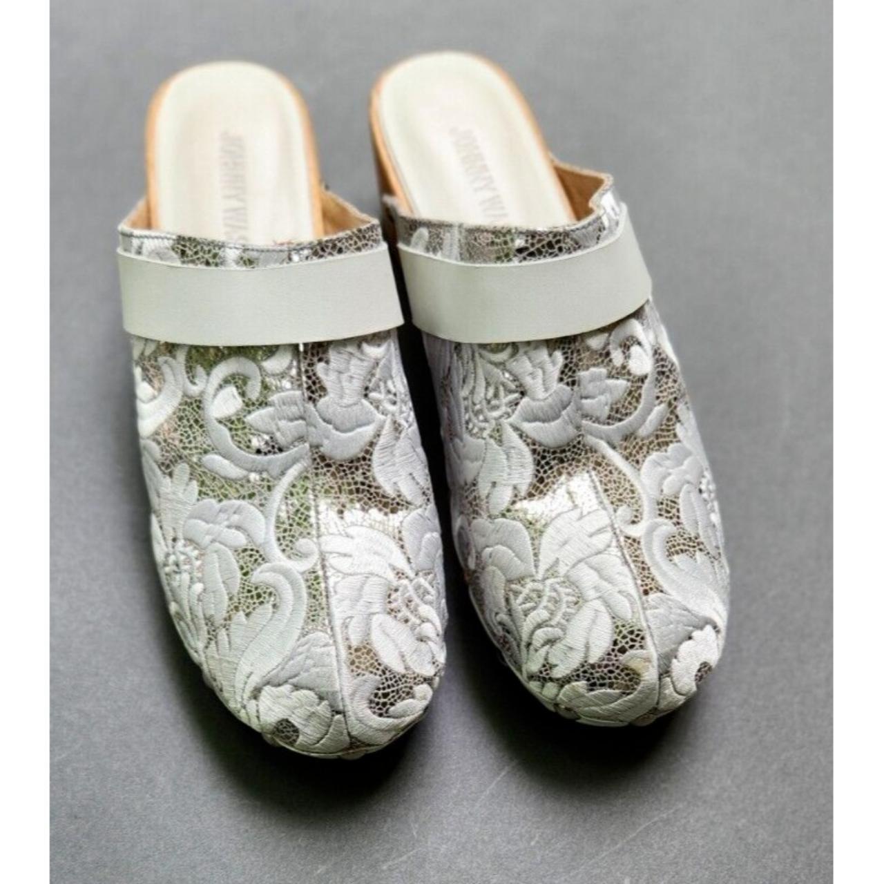 Johnny Was Dormi Floral Embroidered Clogs EU 41 Depop