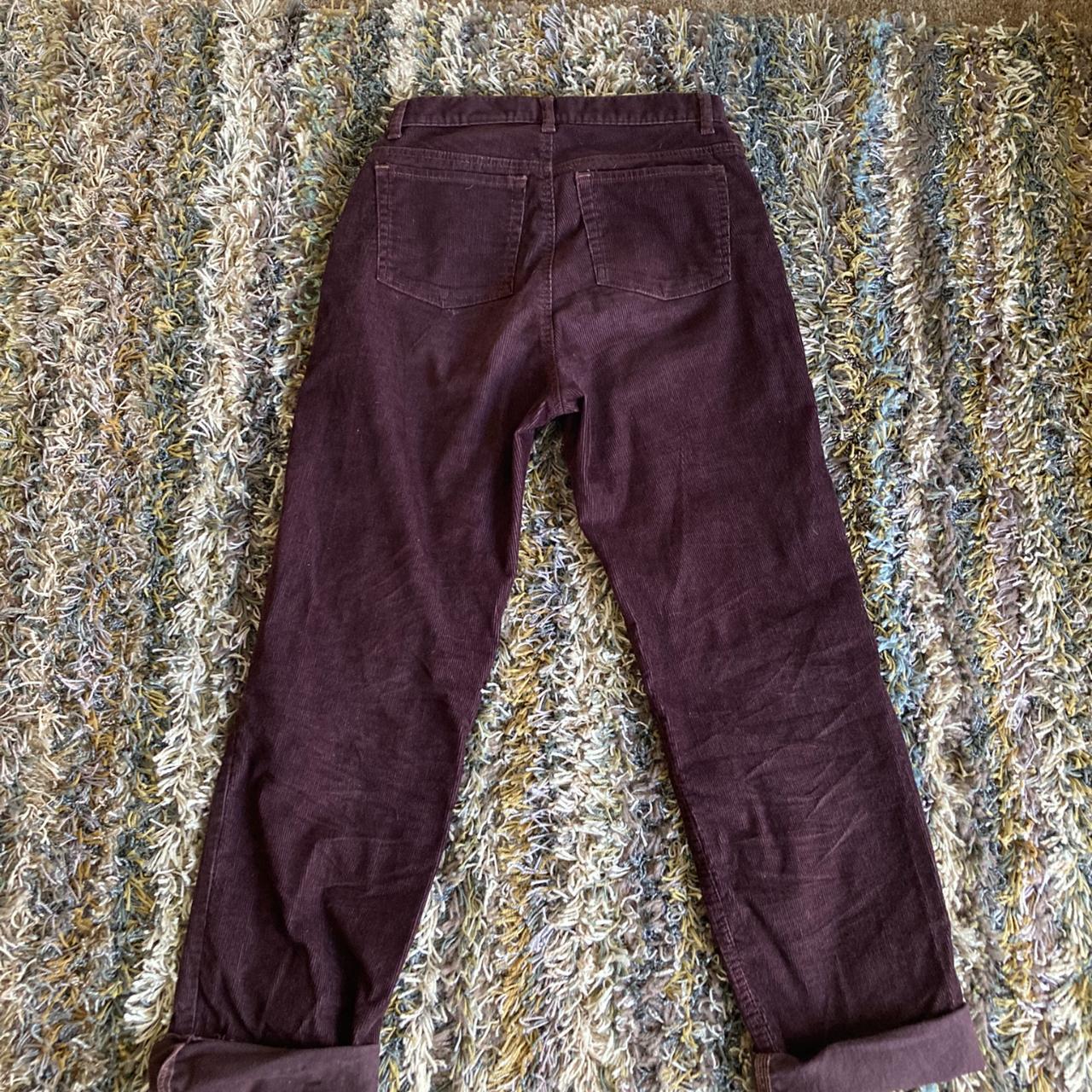 Eddie Bauer Women's Brown and Burgundy Trousers (2)