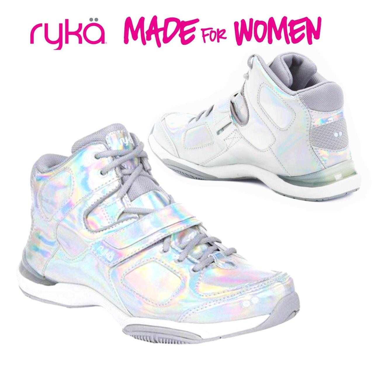 Ryka Women s Tenacious Patent Silver Rainbow