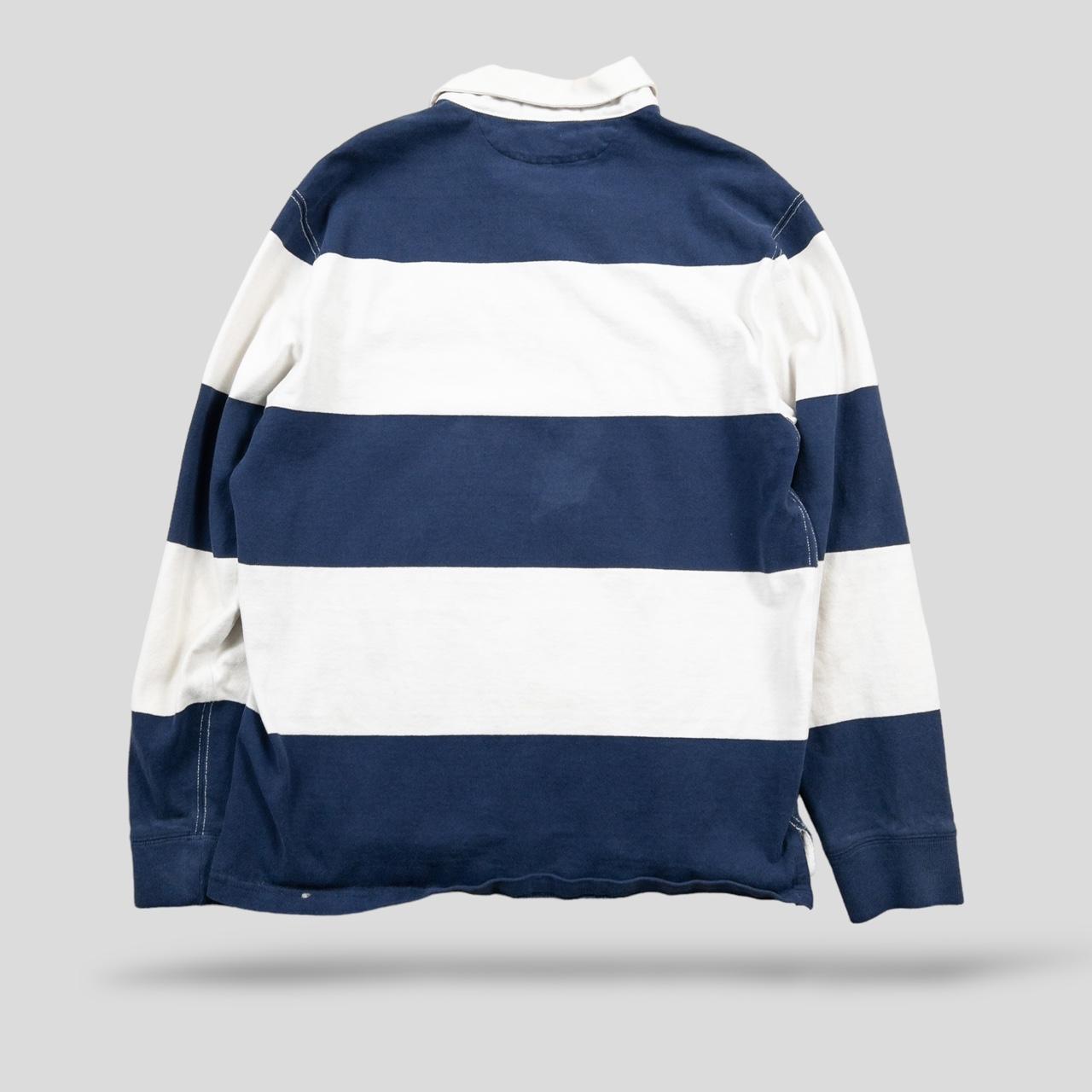 Polo Ralph Lauren Men's White and Blue Poloshirts Depop