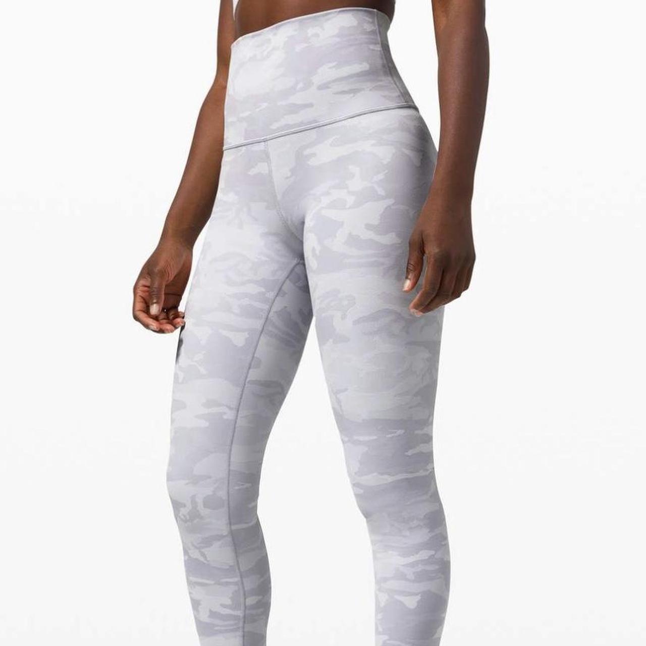 Lululemon white camo leggings Same day ship! STOP... Depop