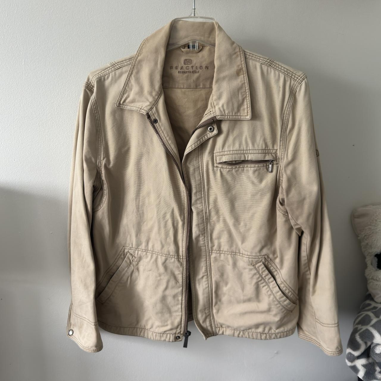 Reaction Kenneth Cole Bomber Jacket Depop