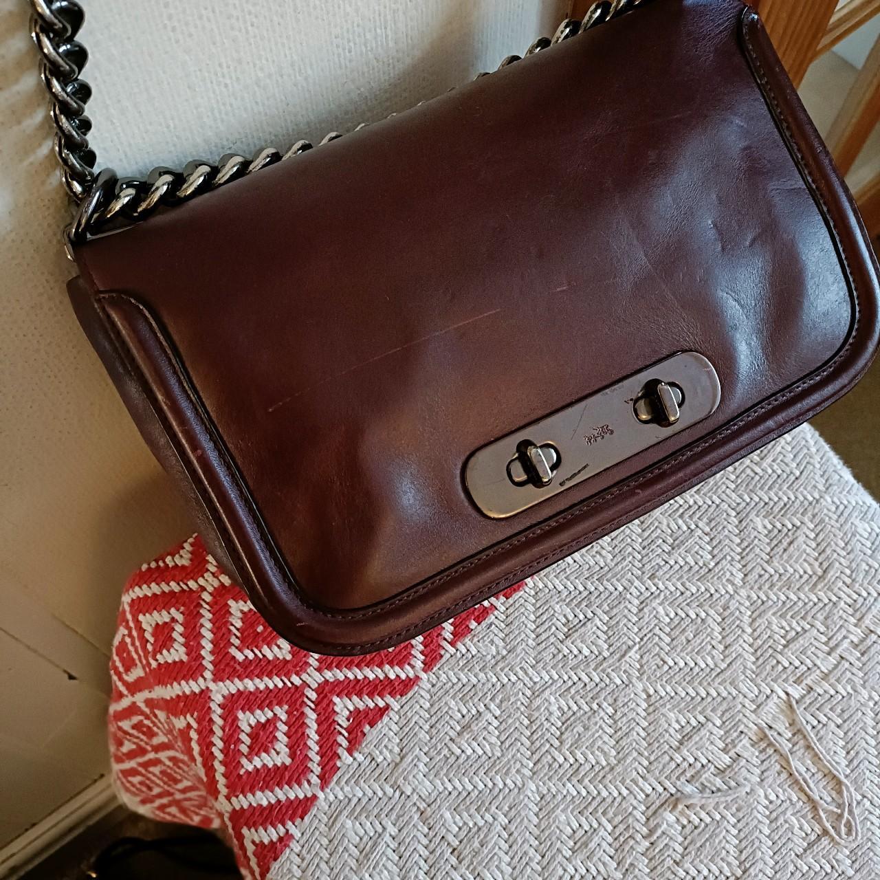 Coach swagger 20 online oxblood