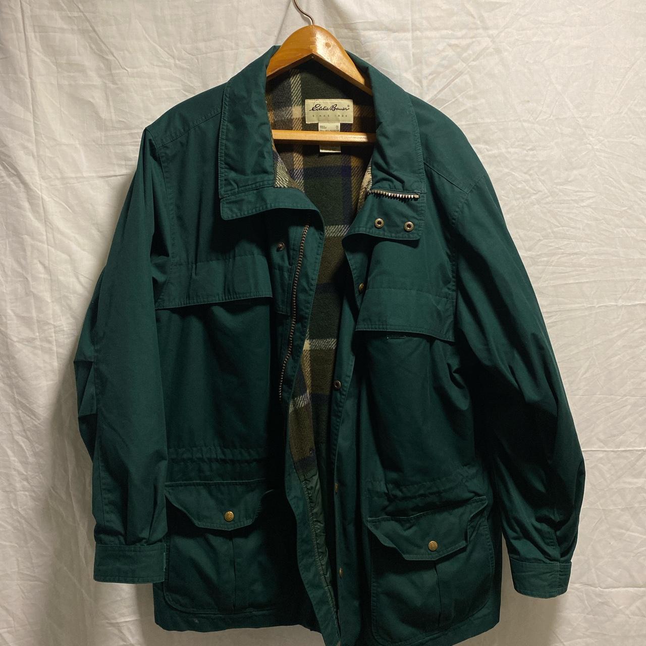 Emerald green Eddie Bower jacket. Part of the... - Depop