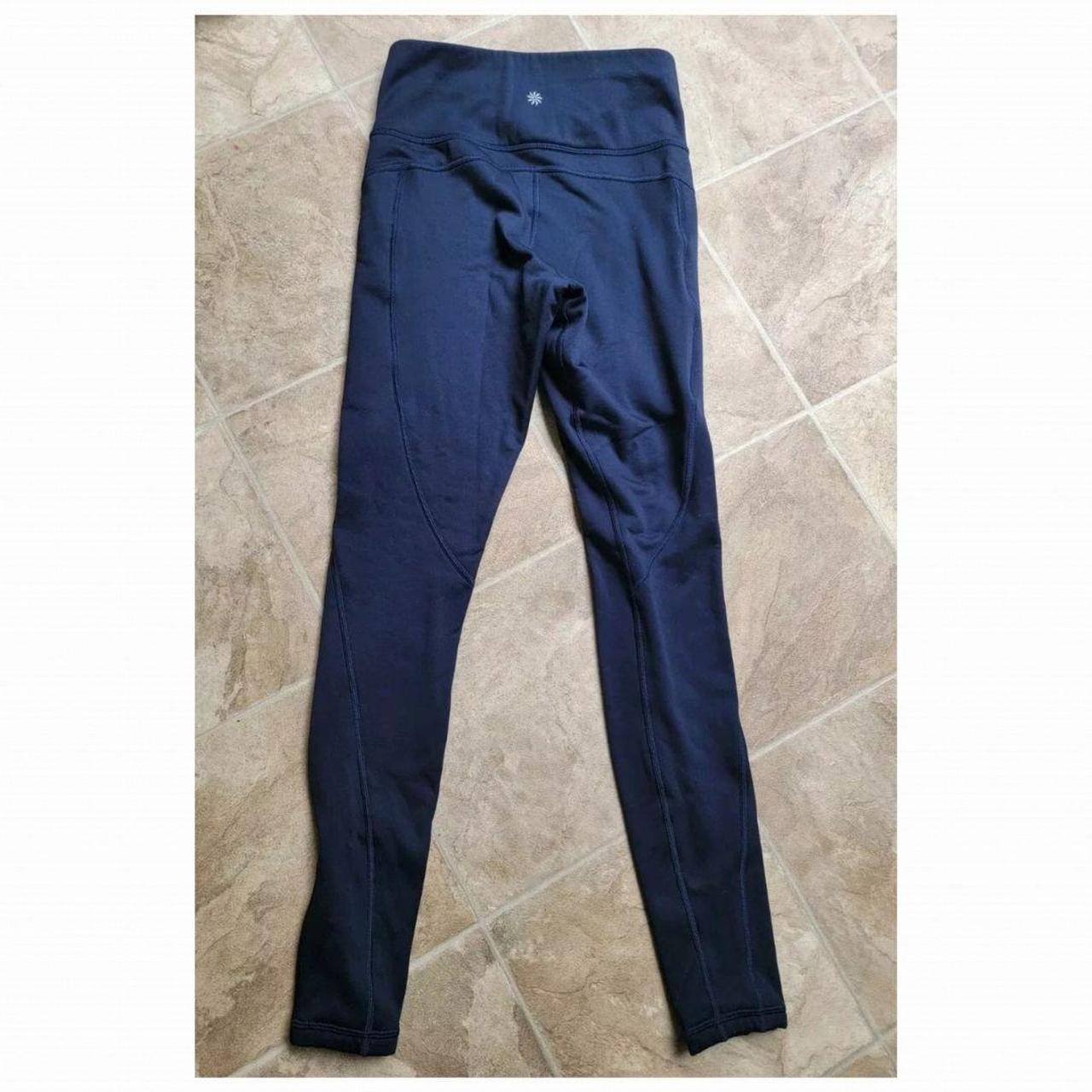 Athleta Primaloft Ridge Tight Fleece Lined XS Navy