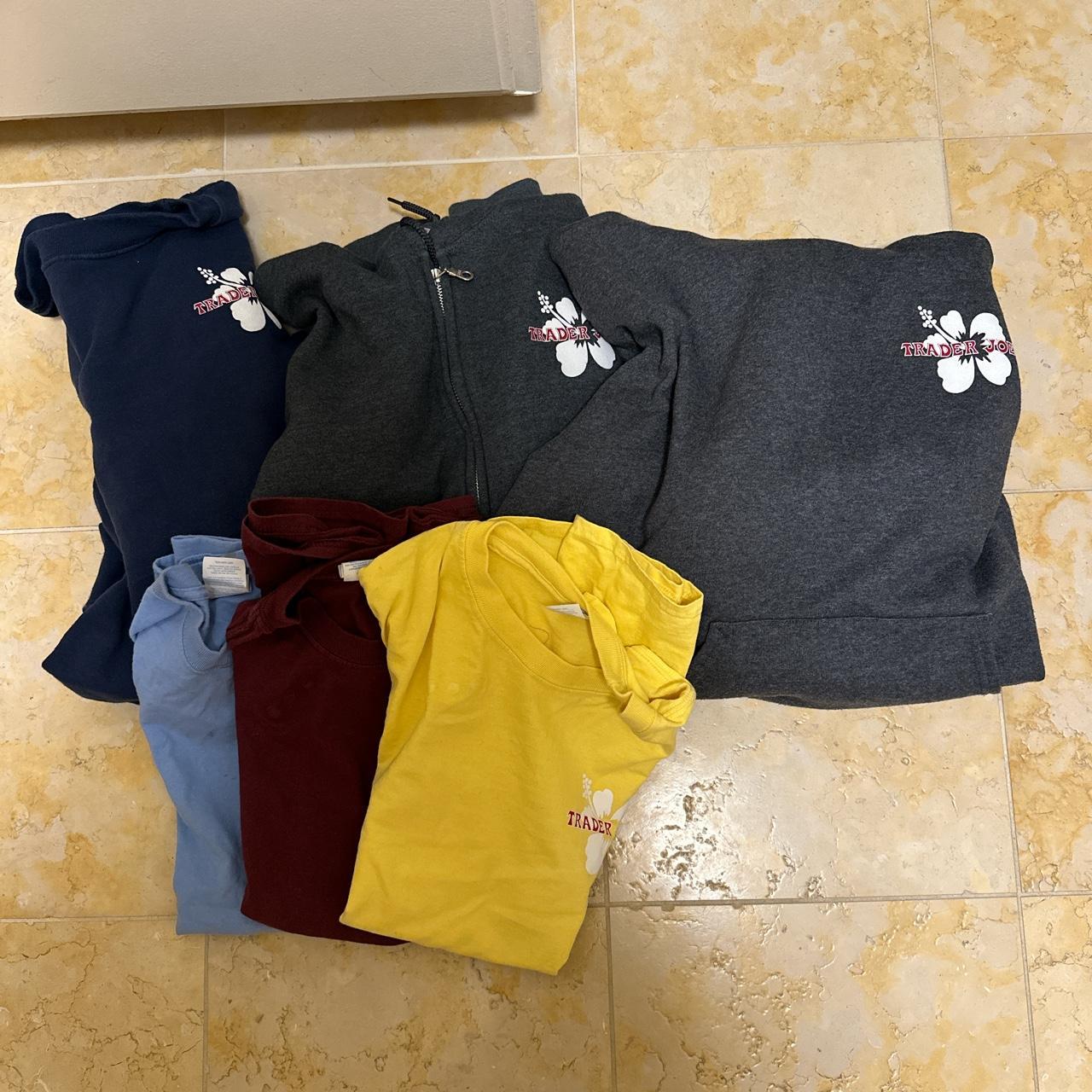 Trader Joe’s shirts, zip ups, hoodie and crew... - Depop