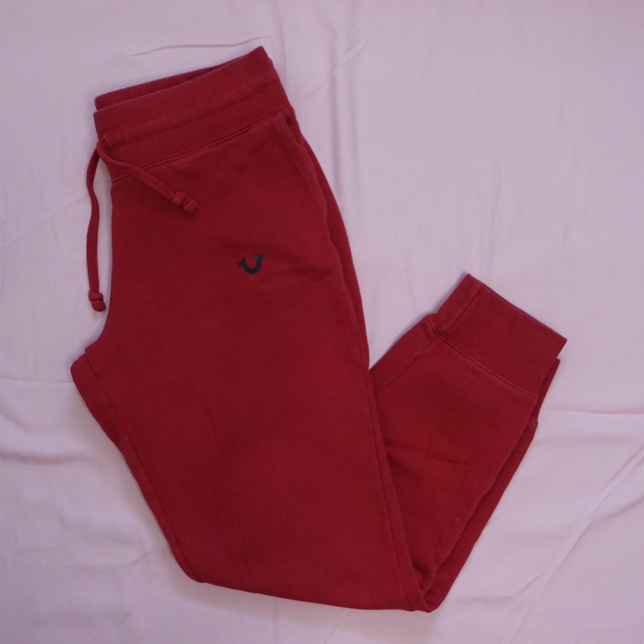 Red True Religion Sweatpants Women s Size S hum. Depop