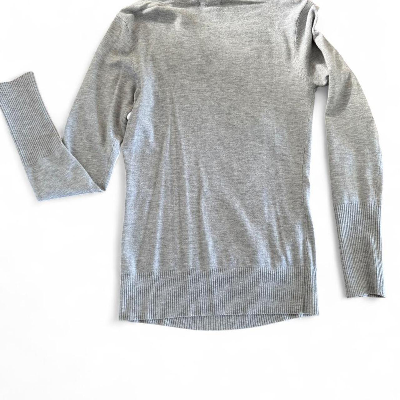 Cache Women's Top - Grey - S – Cache grey ruffle … - image 5