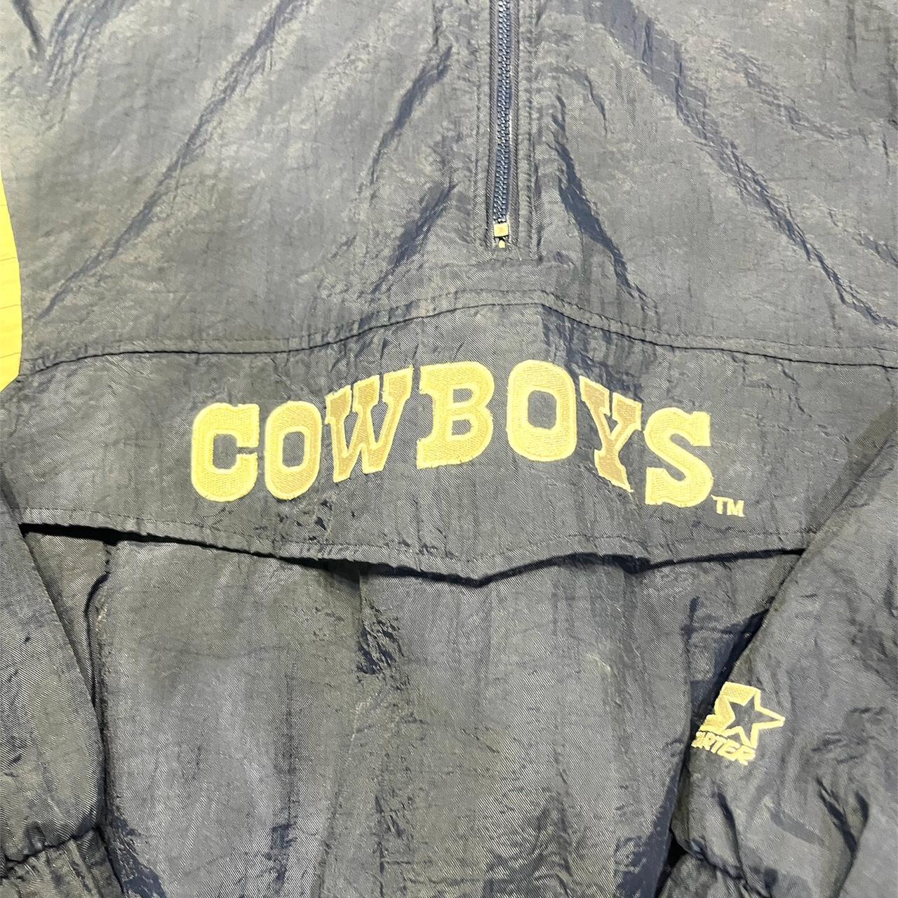 90's Dallas Cowboys NFL Starter Pullover Coat, - Depop