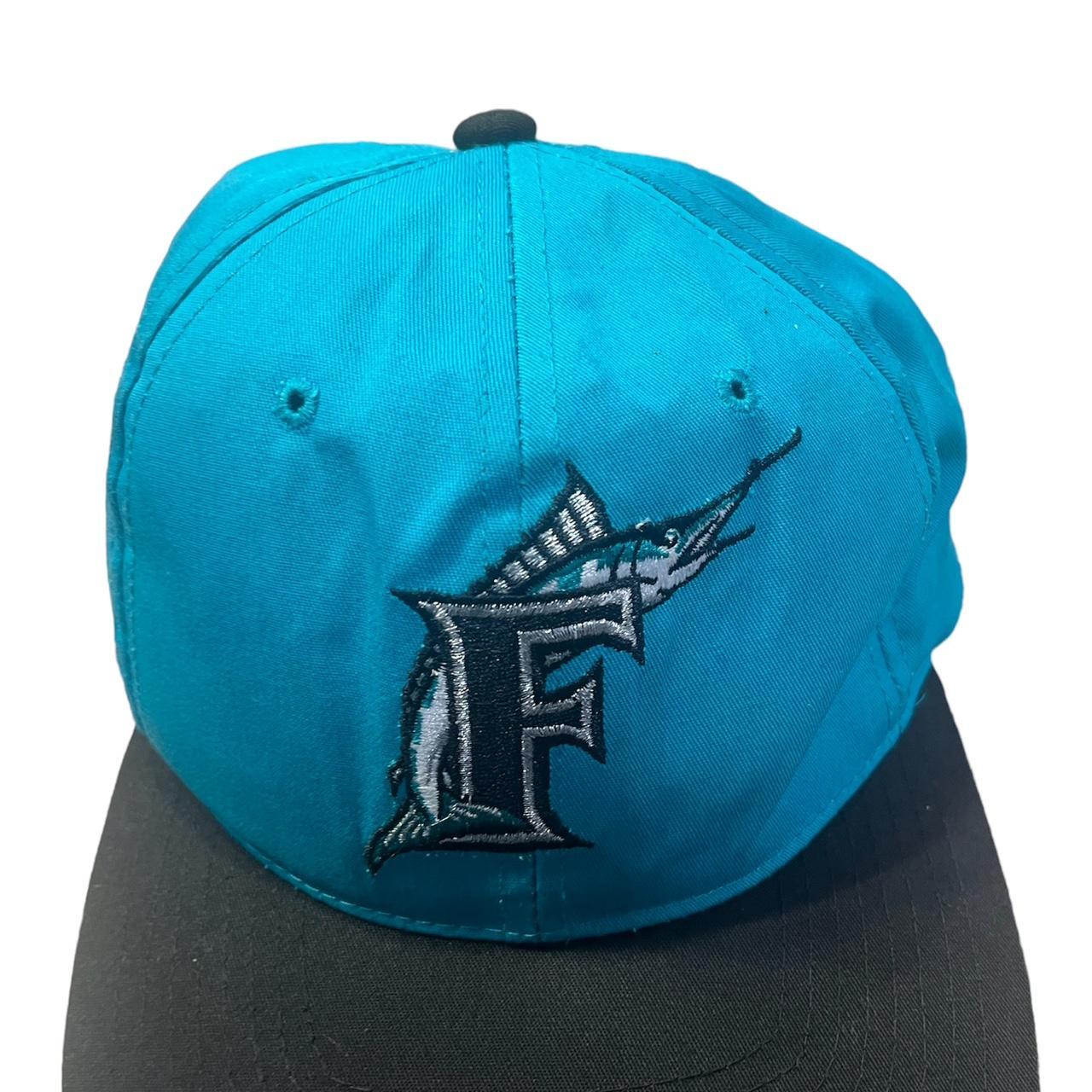 Vintage 90s Florida Marlins Snapback Hat Genuine Merchandise MLB Baseball  Cap