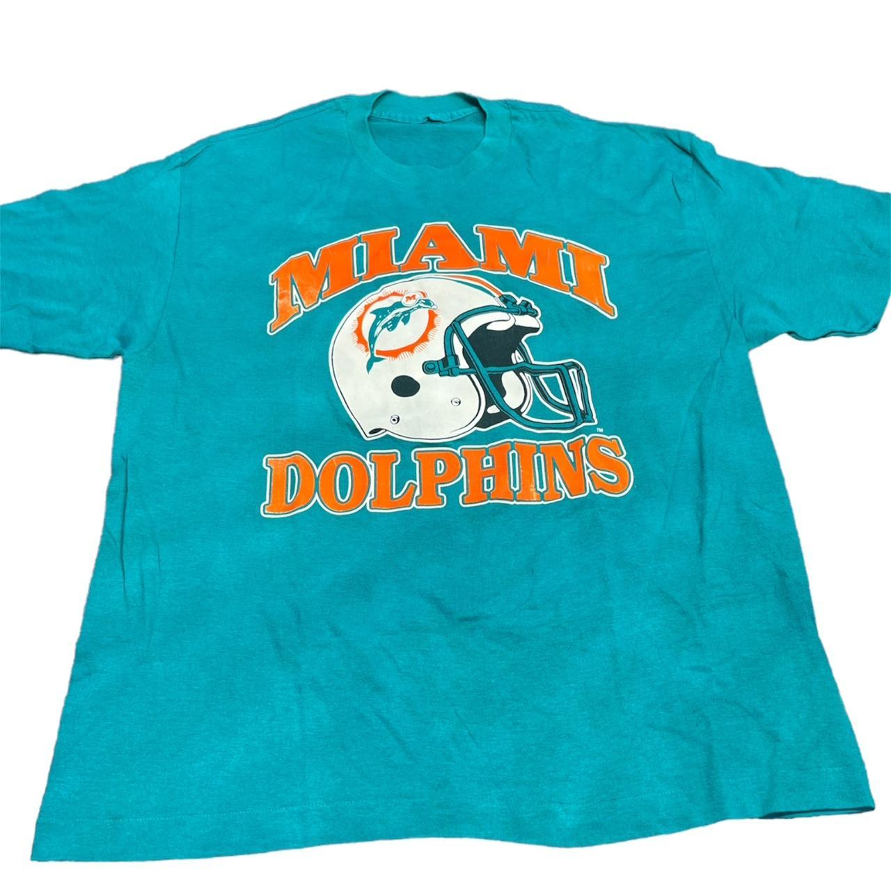 Vintage 80s Miami Dolphins Jersey Tee