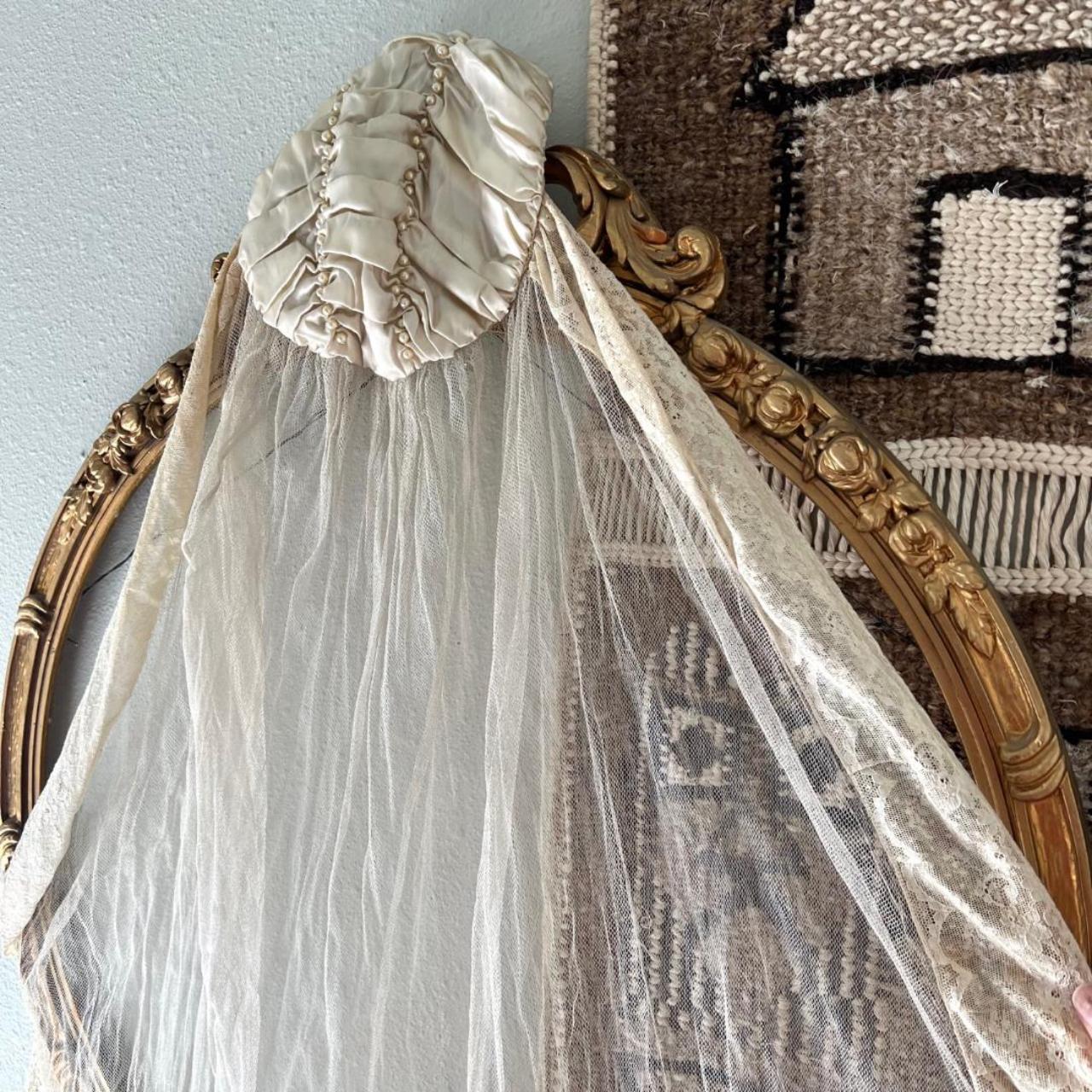 Antique lace clearance veil