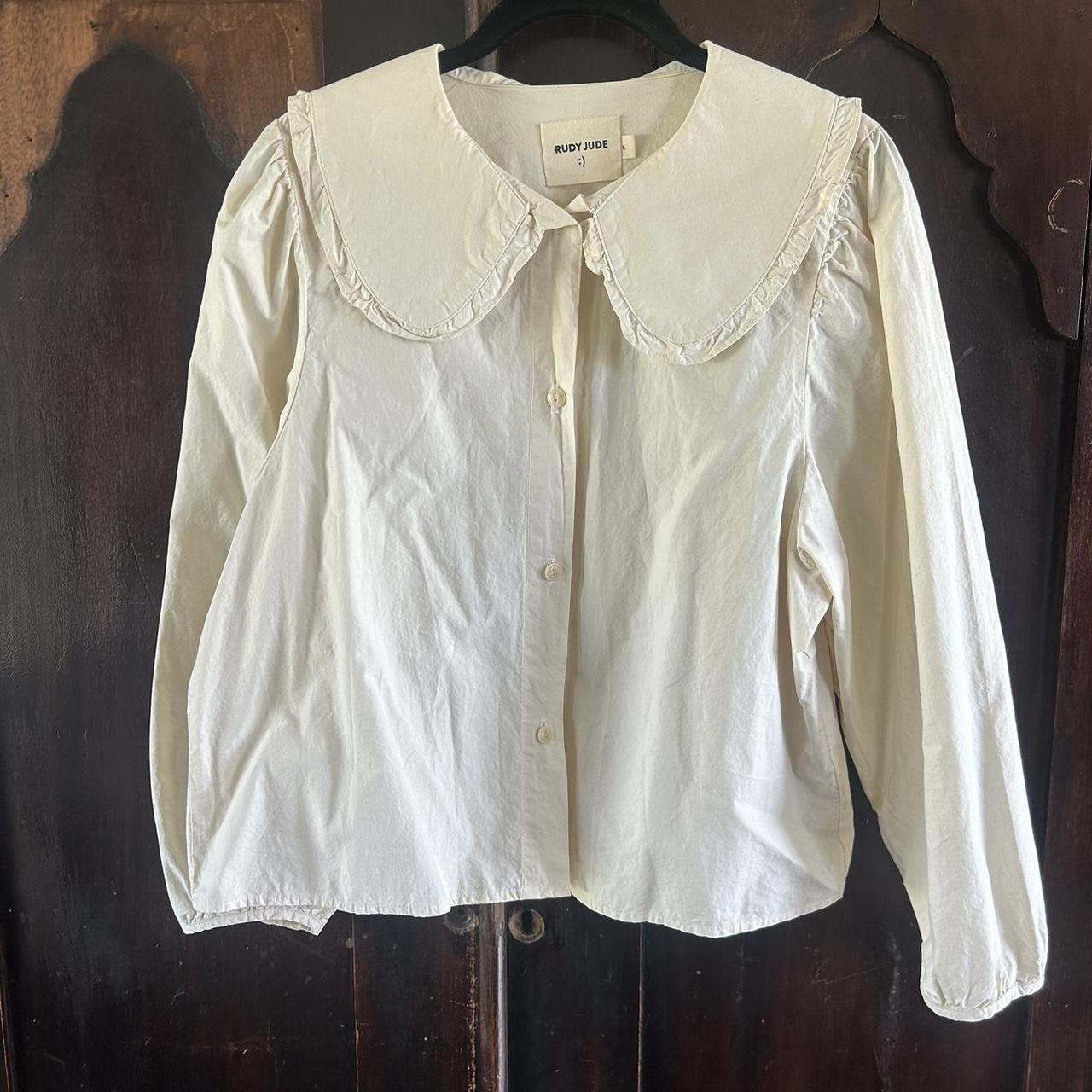 Rudy Jude Pony Blouse in natural organic cotton... - Depop