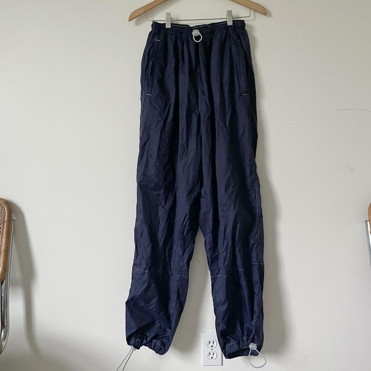 Footlocker Parachute Warmup Pants Size L (fits like... - Depop