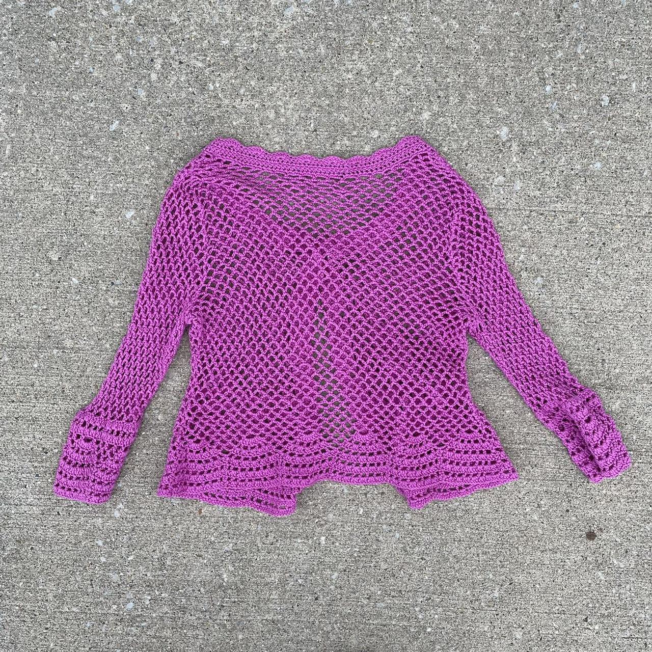 Jones New York Women's Pink Cardigan Depop