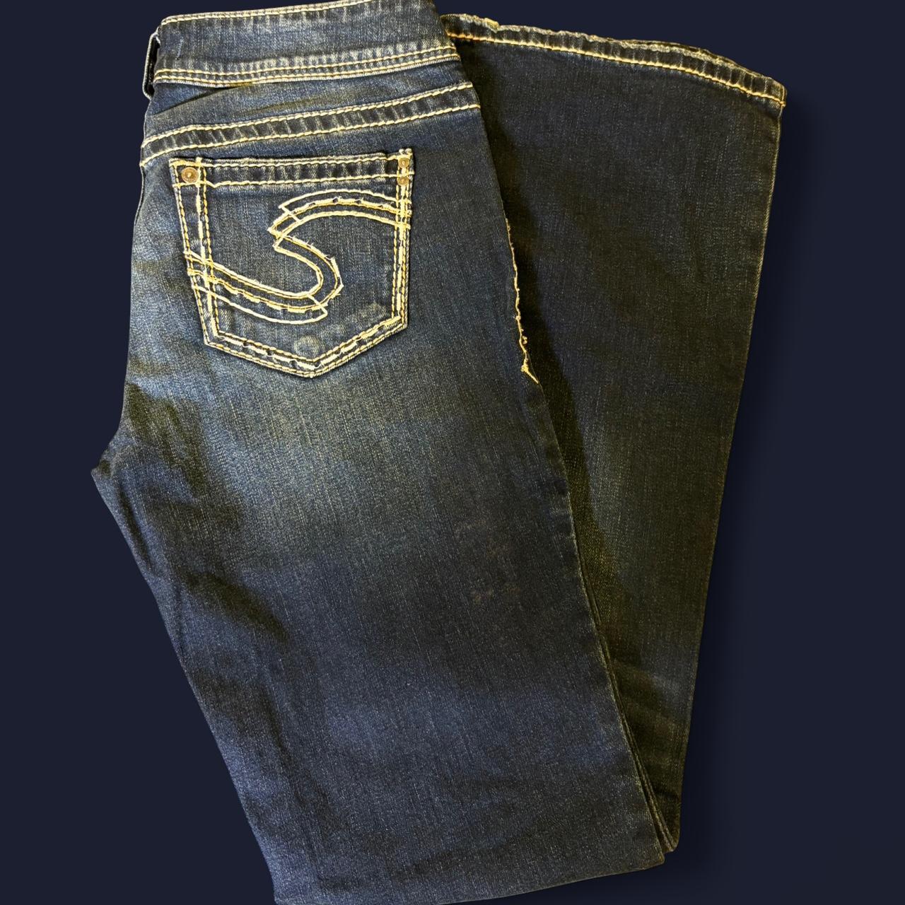 Silver Jeans Co. Women's Embroidered Jeans - Navy… - image 6