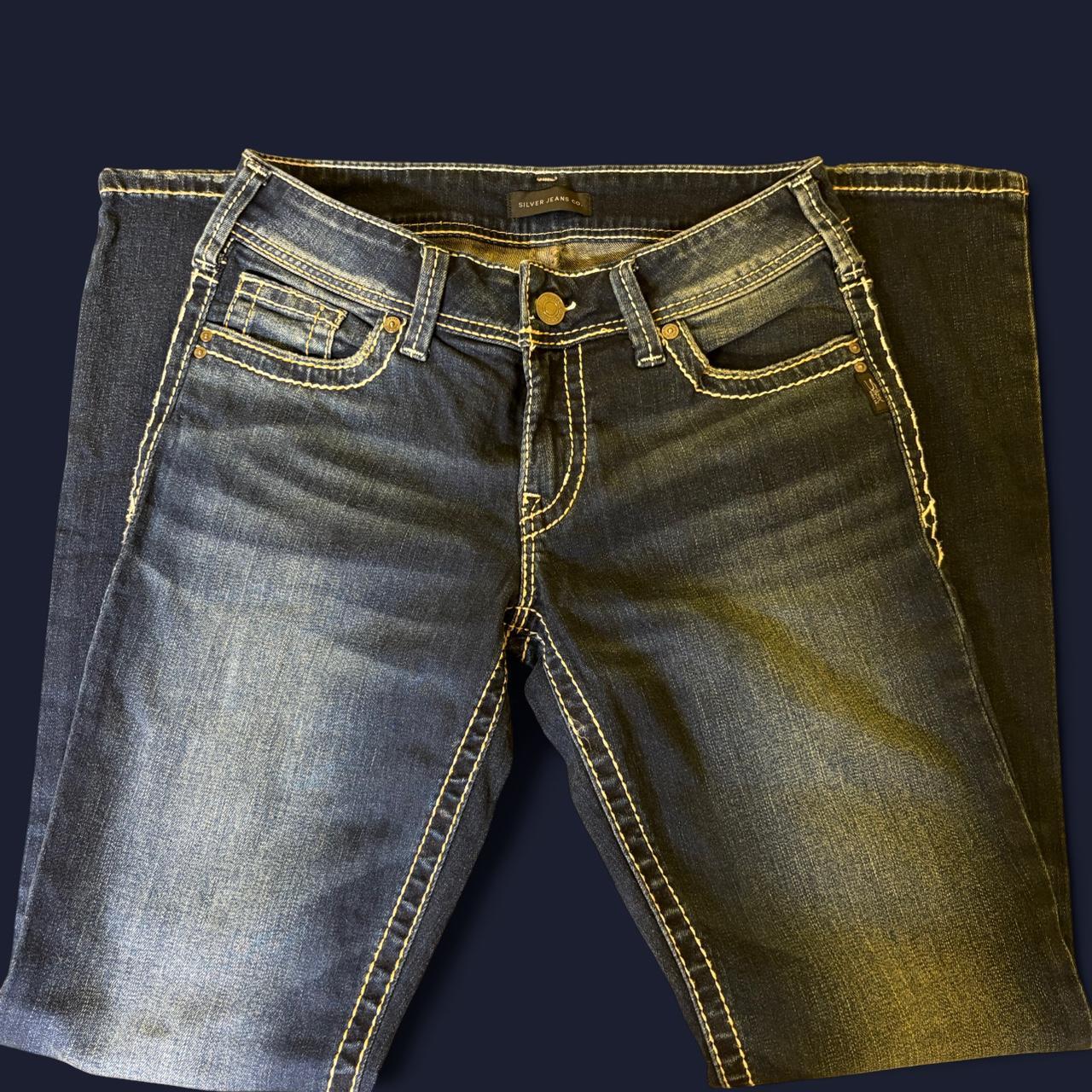 Silver Jeans Co. Women's Embroidered Jeans - Navy… - image 4