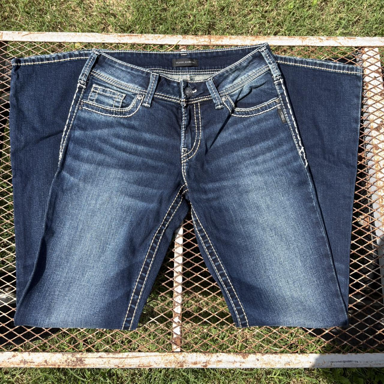 Silver Jeans Co. Women's Embroidered Jeans - Navy… - image 1