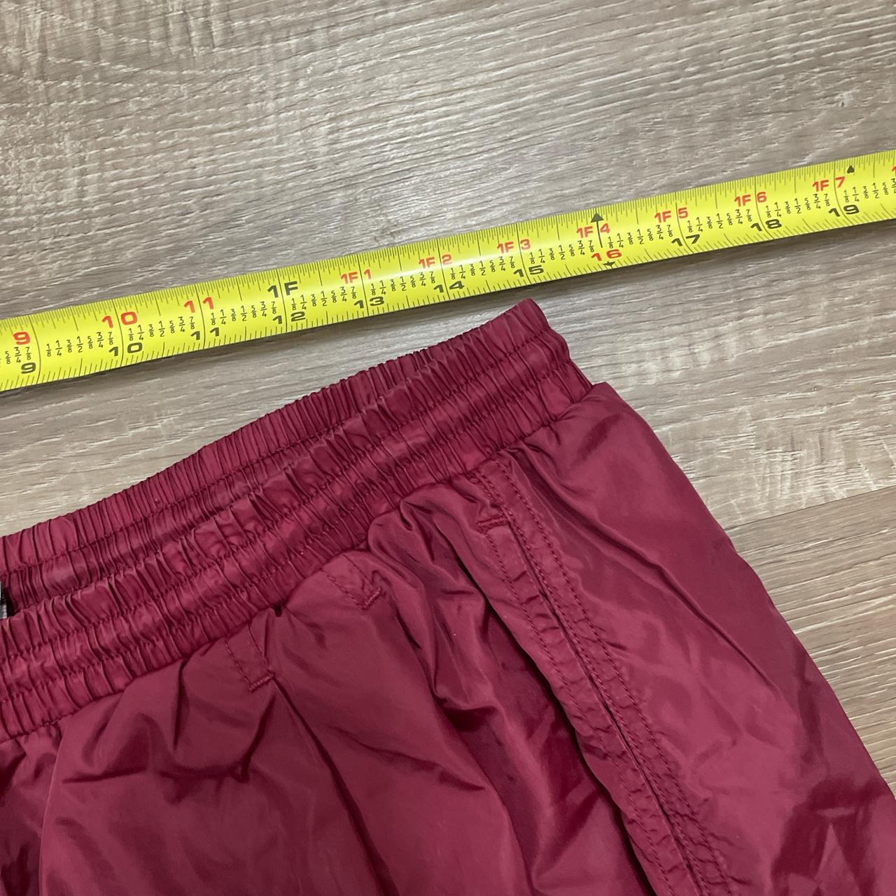 90s Burgundy Nike Nylon Jogger’s Track