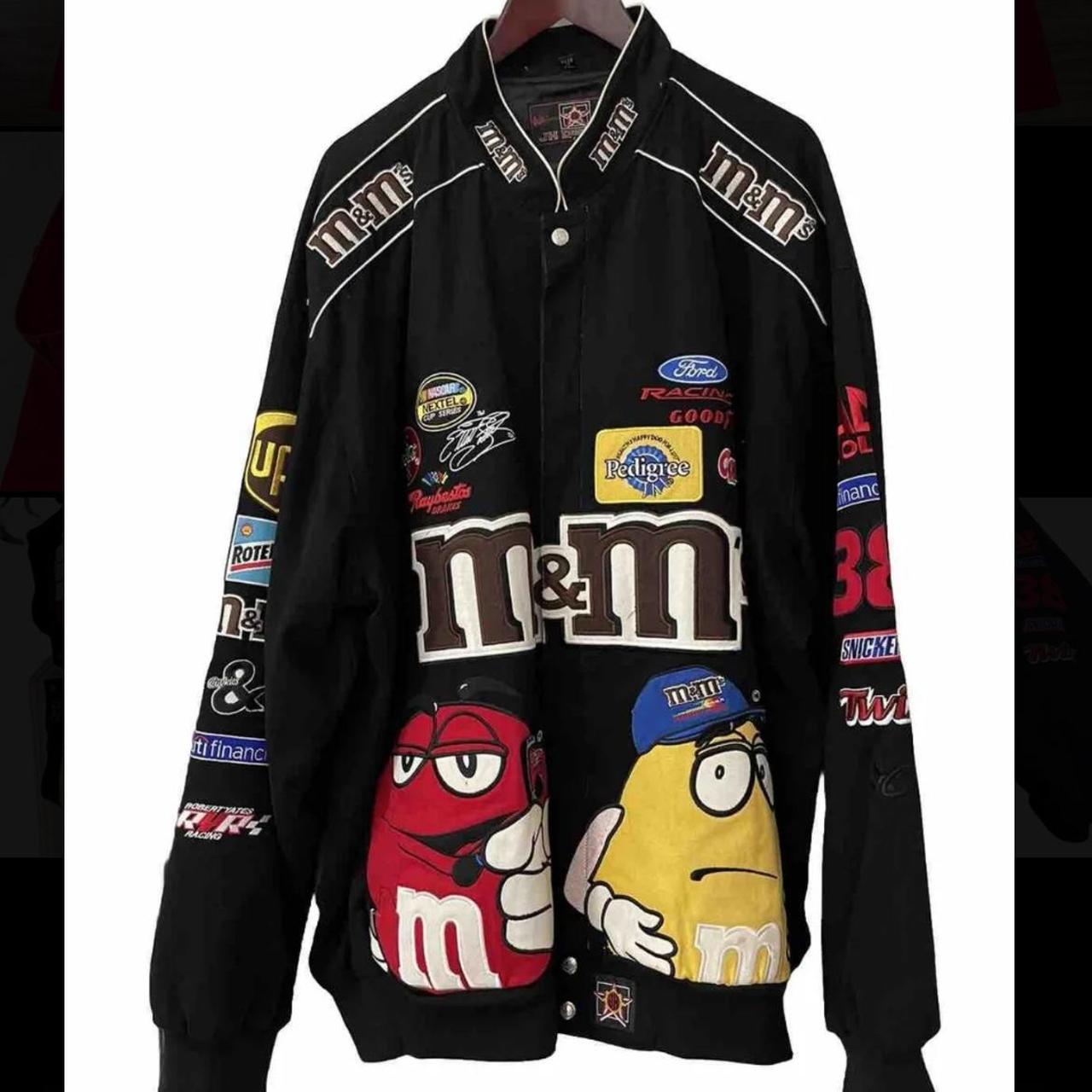 M&M hot racing jacket vintage nascar