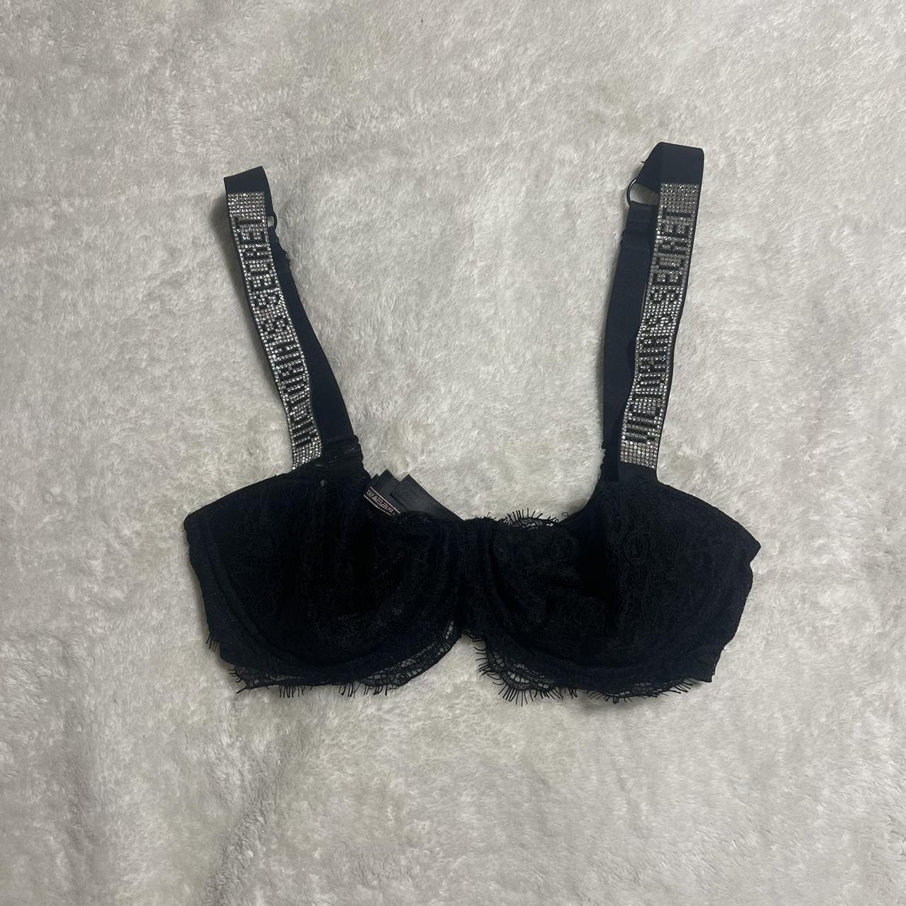 Victorias secret lace shine strap balconette bra! No... - Depop