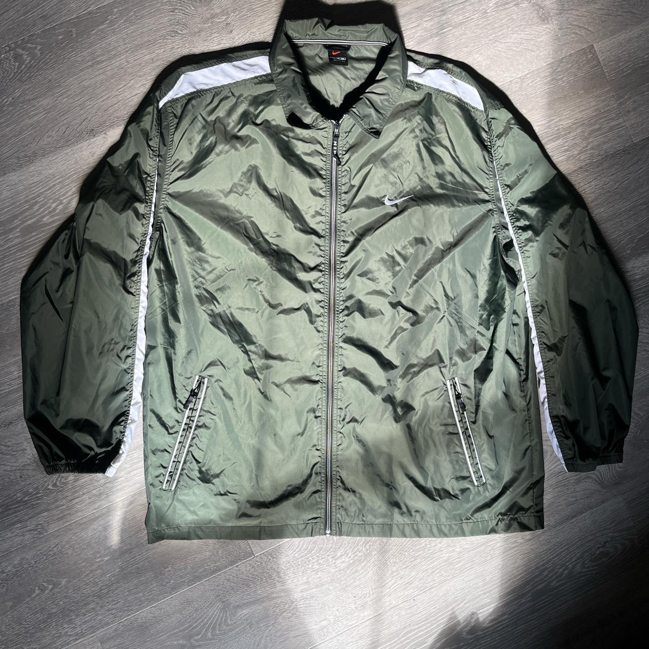 vintage nike windbreaker green