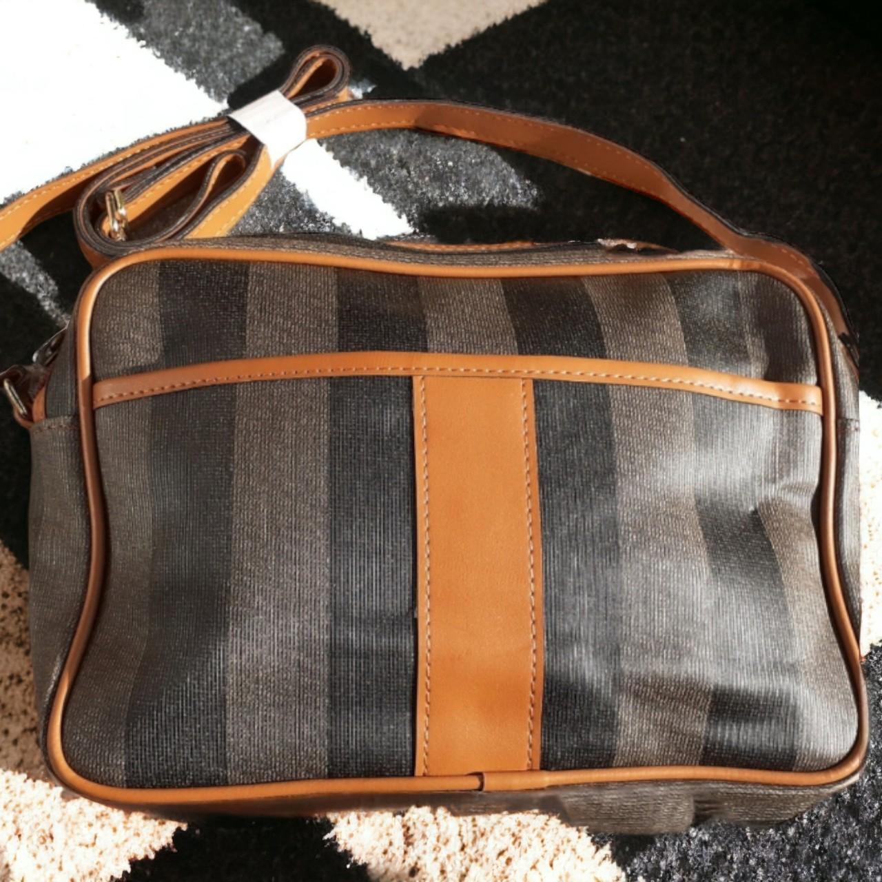 FENDI 80s Striped Crossbody Bag