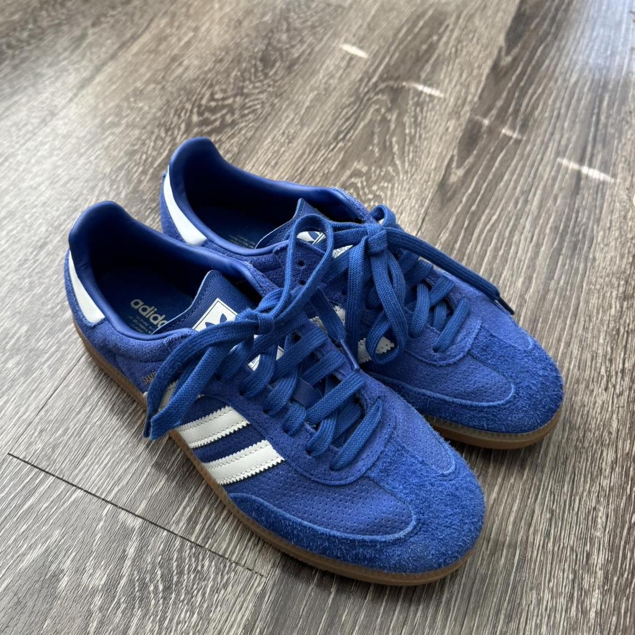 Adidas sambas Royal blue Mens size 6 - Depop