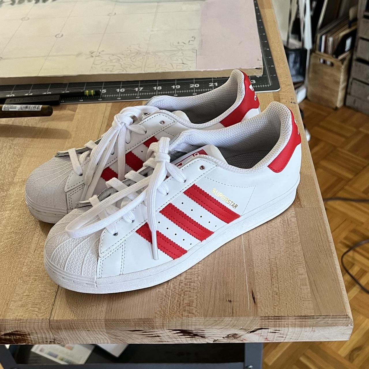 red adidas trainers women's