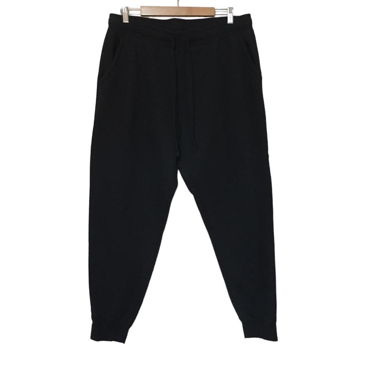 basic black trackies trackpants size 18 joggers. Depop