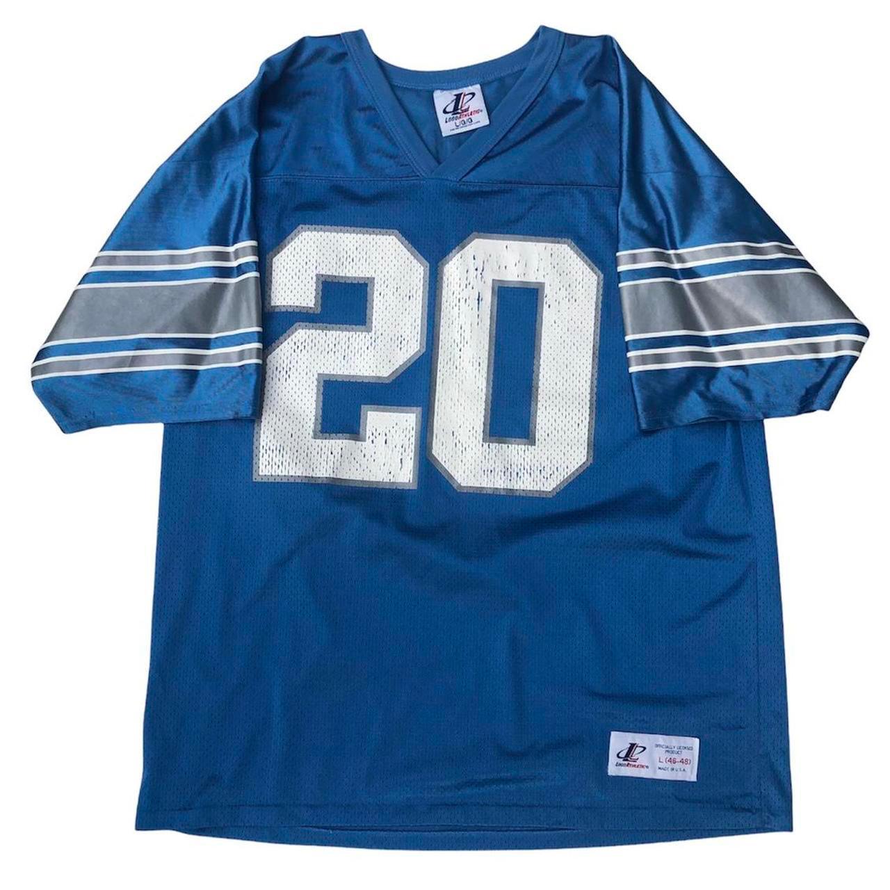 Vintage Logo 7 DETROIT Lions Barry Sanders Jersey - Depop