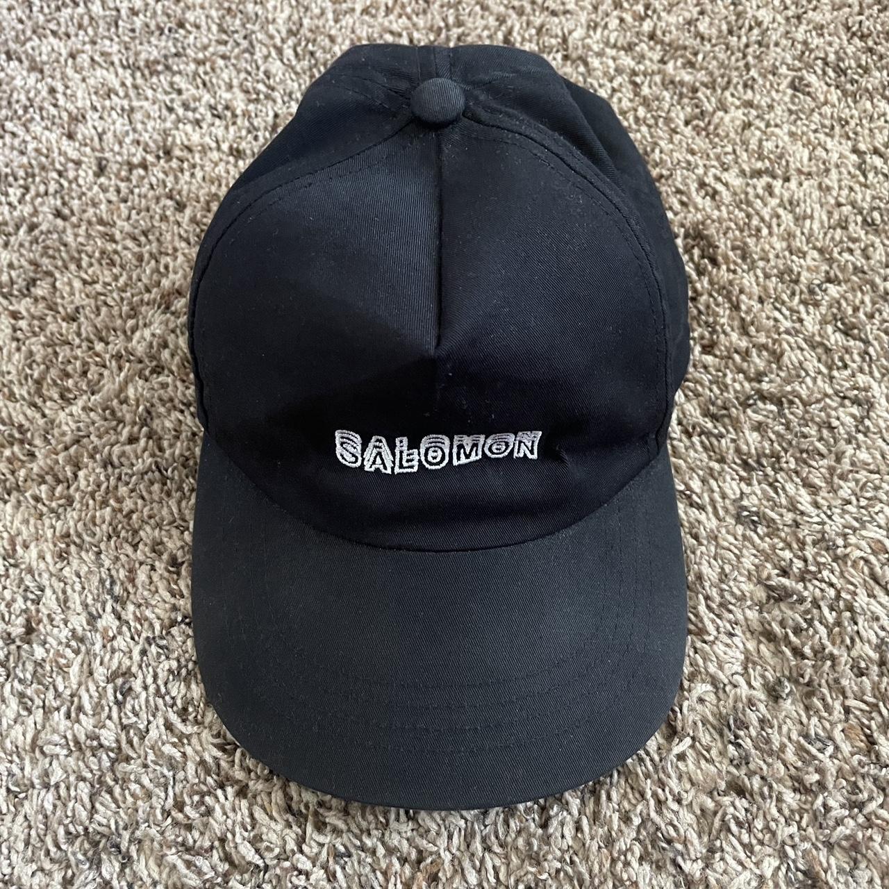 Salomon Men's Black Hat | Depop