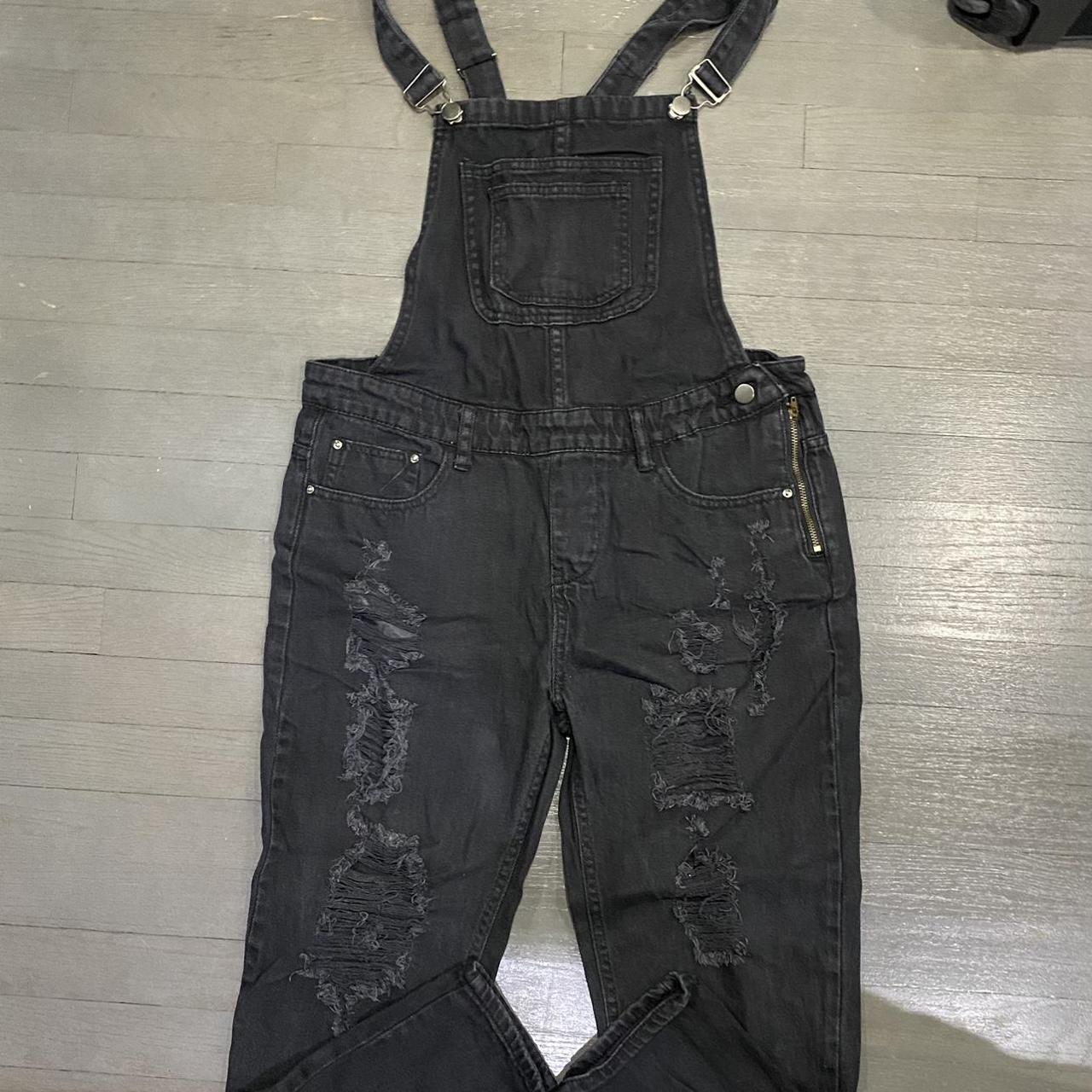 Paper heart hot sale denim overalls