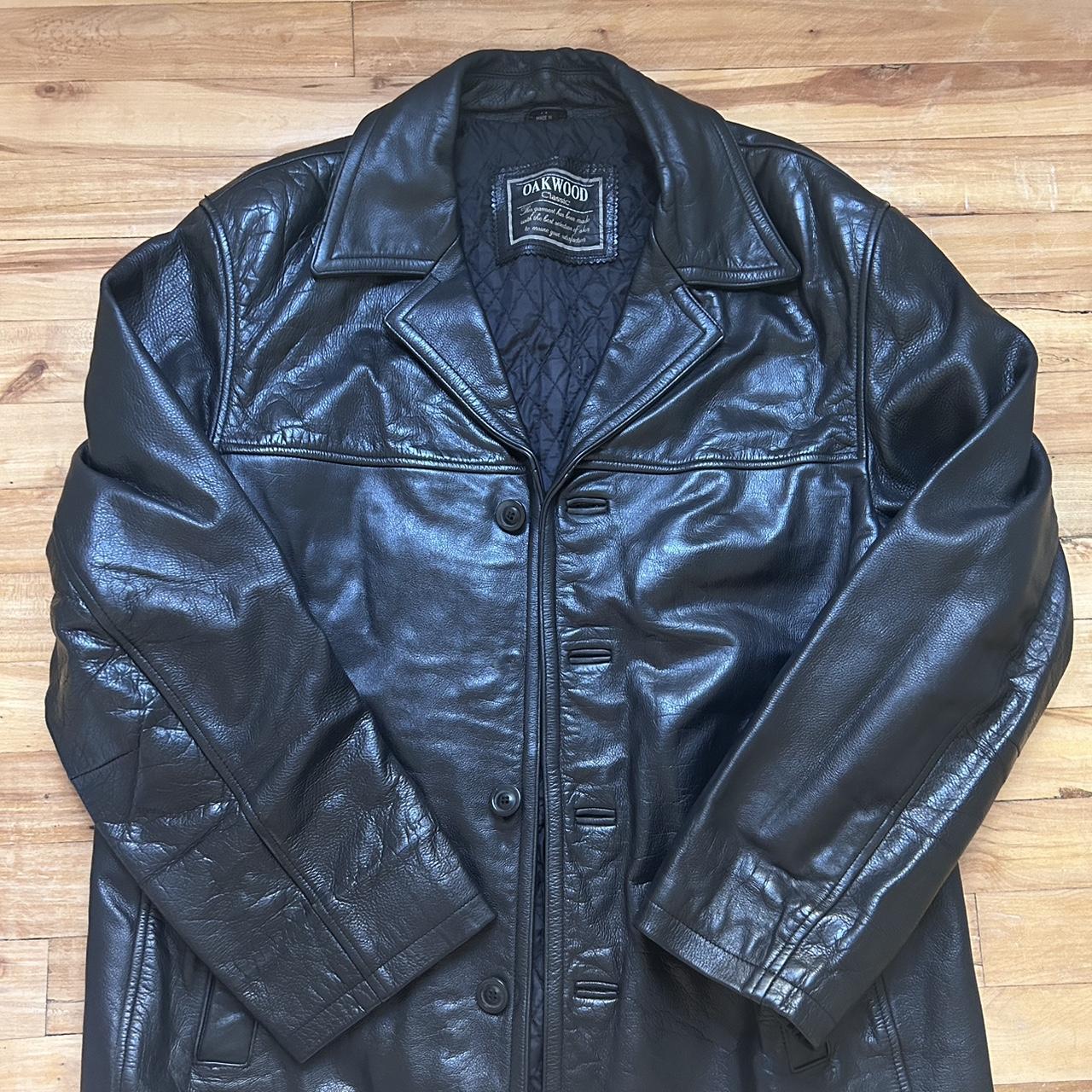 Oakwood classic deals leather jacket