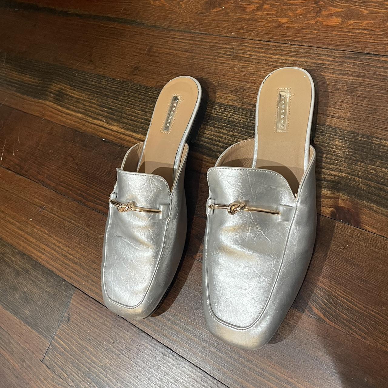 Topshop 2025 backless loafers