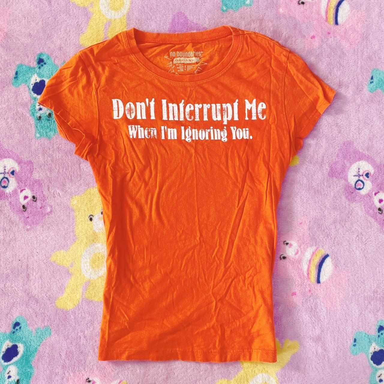 No Boundaries Women's Orange T-shirt