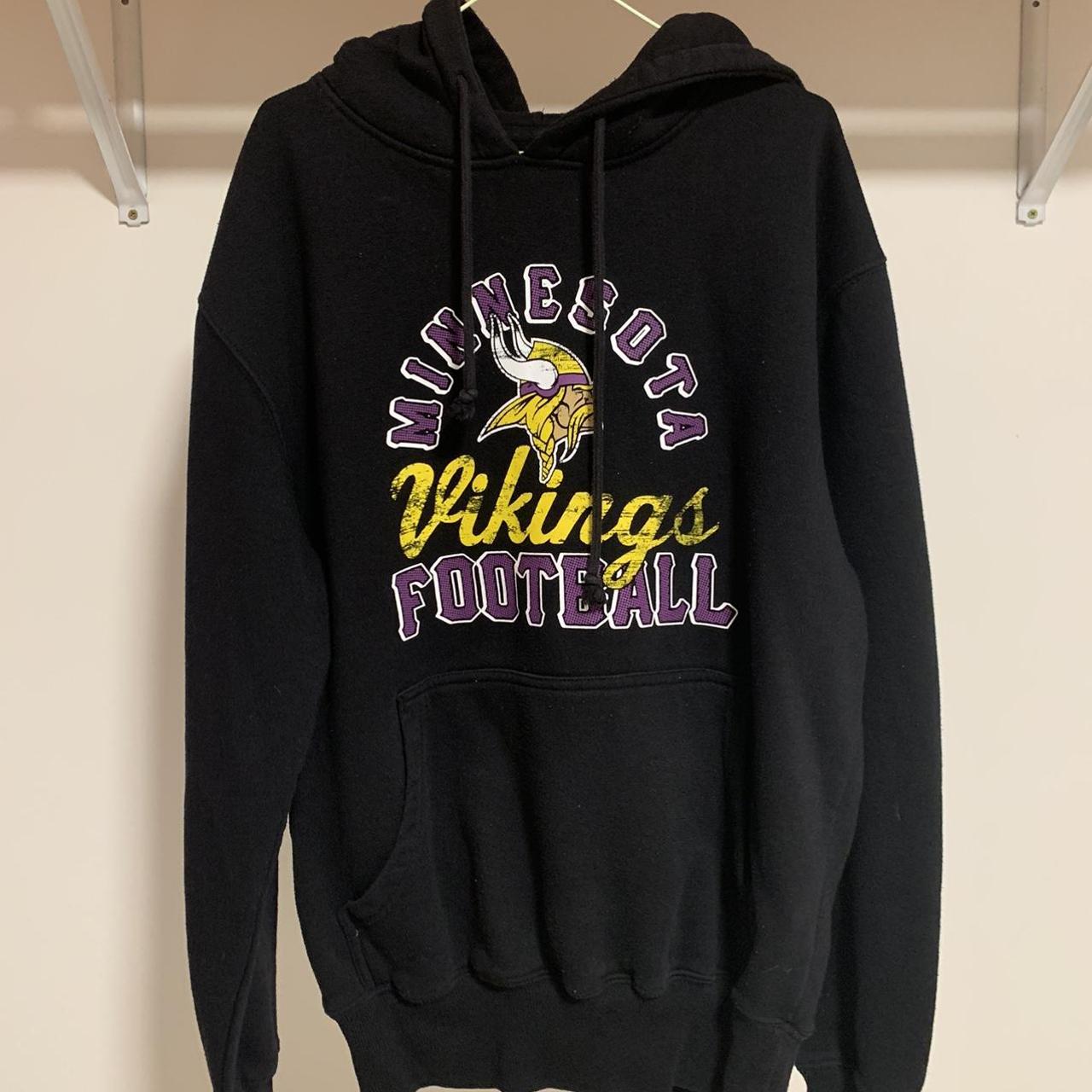 VIKINGS nfl boys hoodie SIZE-M - Depop