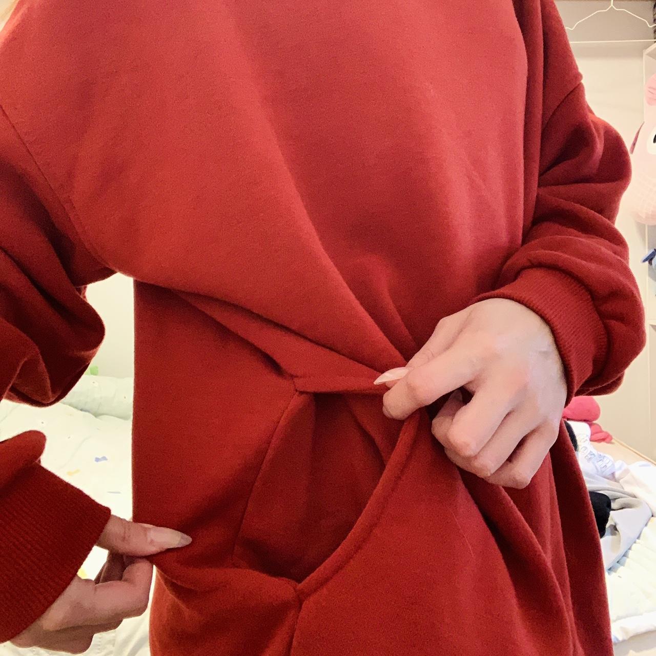 OVERSIZED HALF ZIP SWEATER size: small (fits... - Depop