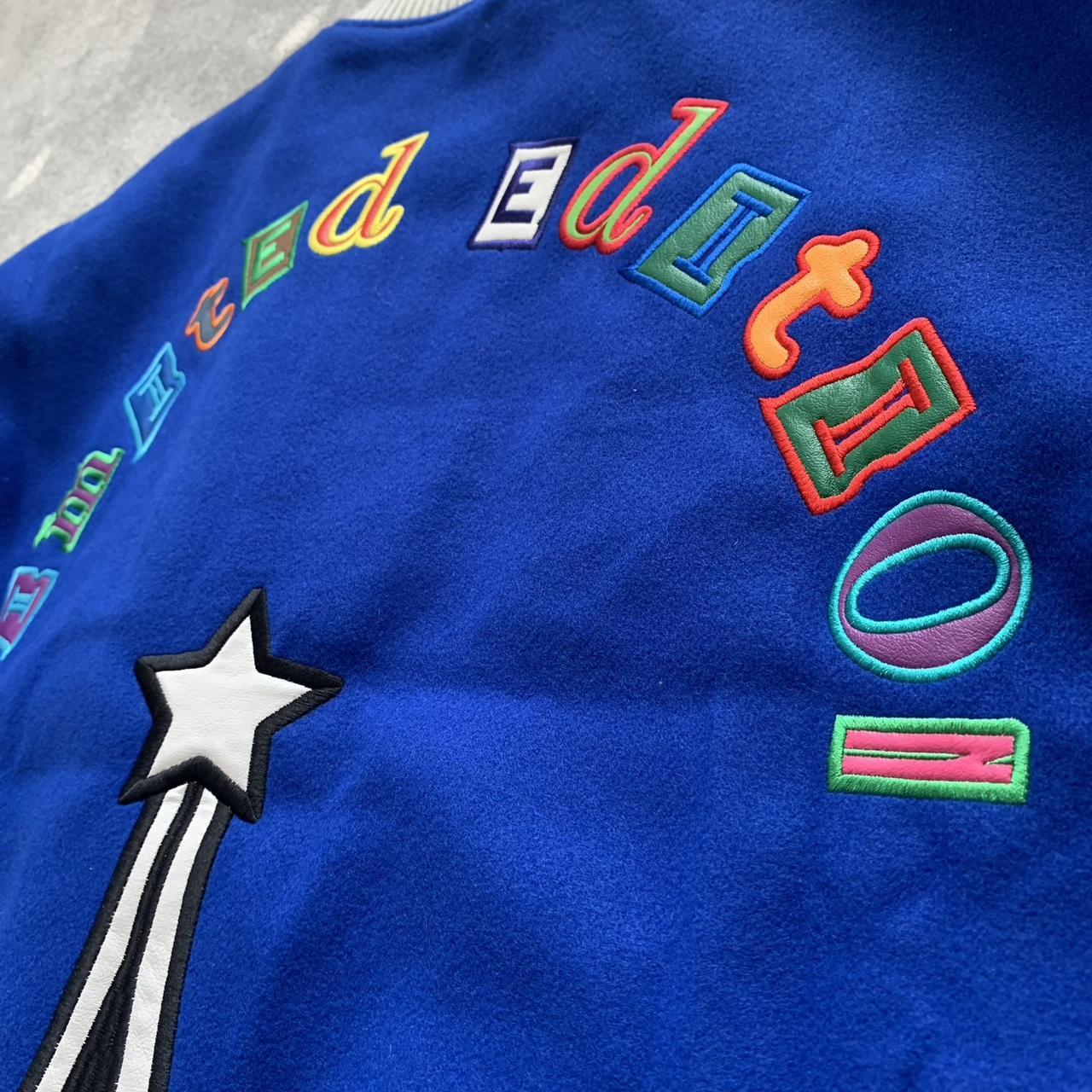 🌎 BoohooMan Varsity hoodie 🎨 Brown, cream, beige 📏... Depop