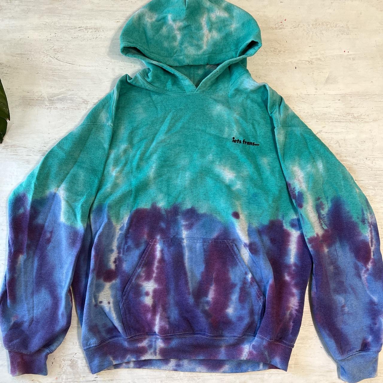 Urban Outfitters Women's Blue and Purple Sweatshirt | Depop