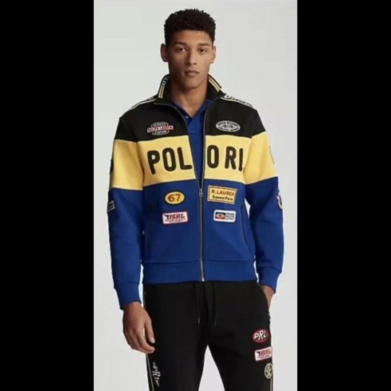Polo Ralph Lauren Men's Double-Knit Racing Jacket - | Depop